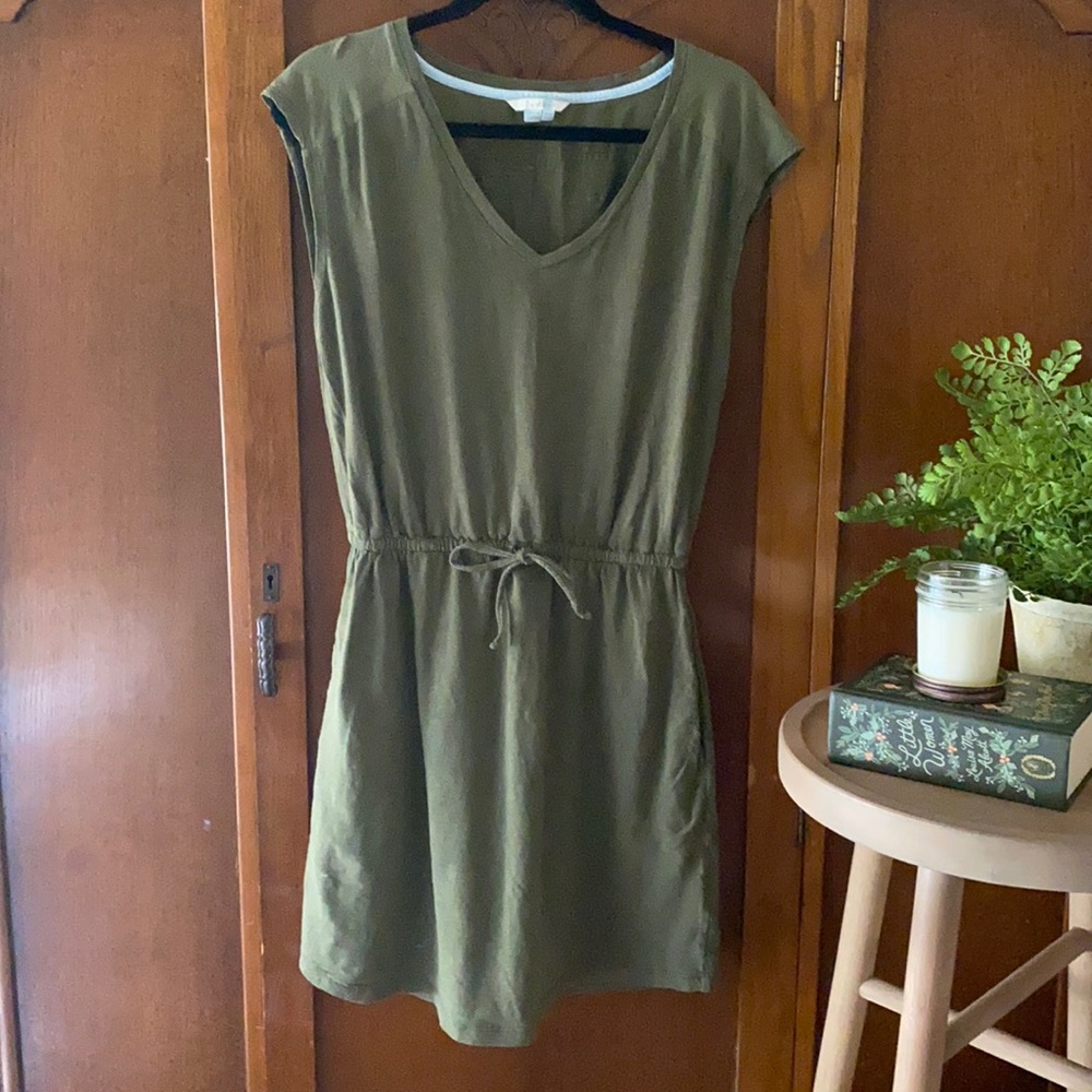 Boden green t-shirt dress